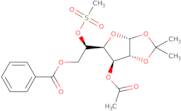 3-O-Acetyl-6-O-benzoyl-5-O-methylsulfonyl-1,2-O-isopropylidene-α-D-glucofuranose