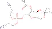 4-O-Acetyl-2,5-anhydro-1,3-O-isopropylidene-6-[bis(2-cyanoethyl)phosphoryl]-D-glucitol