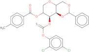 1,5-Anhydro-4,6-O-benzylidene-3-O-[2,4-dichlorophenyl]thiocarbonyloxy-2-O-toluoyl-D-glucitol