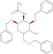 2-Acetamido-1,3,6-tri-O-benzyl-2-deoxy-b-D-glucopyranoside
