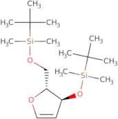 1,4-Anhydro-2-deoxy-3,5-bis-O-(t-butyldimethylsilyl)-D-erythro-pent-1-enitol