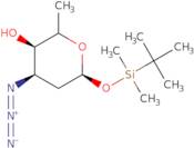 3-Azido-1-O-t-butyldimethylsilyl-2,3,6-trideoxy-b-L-arabino-hexopyranose