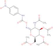 O-(2-Acetamido-3,4,6-tri-O-acetyl-2-deoxy-D-glucopyranosylidene)amino N-(4-nitrophenyl)carbamate