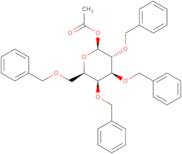 1-O-Acetyl-2,3,4,6-tetra-O-benzyl-b-D-galactopyranose