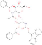2-Acetamido-3-O-benzoyl-2-deoxy-a-D-galactopyranosyl Fmoc serine phenacyl ester