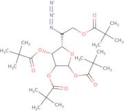 5-Azido-1,2,3,6-tetra-O-pivaloyl-2-deoxy-D-galactofuranoside