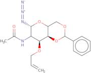 2-Acetamido-3-O-allyl-4,6-O-benzylidene-2-deoxy-b-D-glucopyranosyl azide