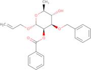 Allyl 2-O-benzoyl-3-O-benzyl-a-L-rhamnopyranoside