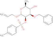 Allyl 3-O-benzyl-2-O-p-toluenesulfonyl-a-L-rhamnopyranoside