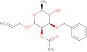 Allyl 2-O-acetyl-3-O-benzyl-a-L-rhamnopyranoside