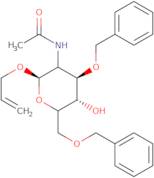 Allyl 2-acetamido-3,6-di-O-benzyl-2-deoxy-b-D-glucopyranoside