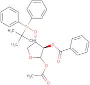 1-OAcetyl-2-O-benzoyl-3-O-tert-butyldiphenylsilyl-L-threofuranose