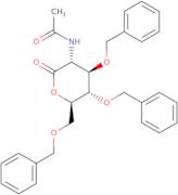 2-Acetamido-3,4,6-tri-O-benzyl-2-deoxy-D-glucono-1,5-lactone