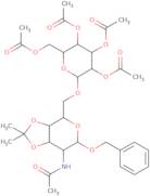 2-(Acetylamino)-1-O-benzyl-2-deoxy-3,4-O-isopropylidene-6-O-(2,3,4,6-tetra-O-acetyl-b-D-galactop...