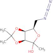 6-Azido-1,6-dideoxy-3,4-O-isopropylidene-D-lyxo-2-hexulofuranose