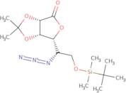 5-Azido-6-O-(tert-butyldimethylsilyl)-2,3-O-isopropylidene L-gulono-1,4-lactone