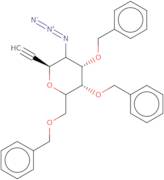 Anhydro-4-azido-5,6,8-tri-O-benzyl-1,2,4-trideoxy-D-glycero-D-gulo-oct-1-ynitol