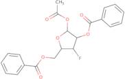 1-O -Acetyl-2,5-di-O-benzoyl-3-fluoro-3-deoxy-D-ribofuranoside