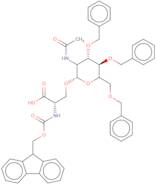 2-Acetamido-3,4,6-tri-O-benzyl-2-deoxy-a-D-galactopyranosyl-(N-Fmoc)-L-serine