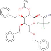 2-O-Acetyl-3,4,6-tri-O-benzyl-a-D-glucopyranosyl trichloroacetimidate