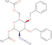 2-Azido-1,6-di-O-acetyl-3,4-di-O-benzyl-D-glucopyranoside