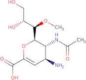 5-(Acetylamino)-4-amino-2,6-anhydro-3,4,5-trideoxy-7-O-methyl-D-glycero-D-galacto-non-2-enonic acid