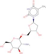 5'-O-(2-Amino-2-deoxy-D-glucopyranosyl)-thymidine