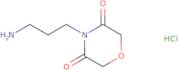 4-(3-Aminopropyl)morpholine-3,5-dione hydrochloride