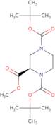 (R)-1,4-Di-Boc-piperazine-2-carboxylic acid methyl ester