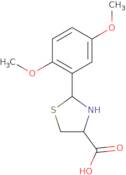 (R)-2-(2,5-Dimethoxyphenyl)thiazolidine-4-carboxylic acid