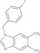 1-(4-Fluorobenzyl)-5,6-dimethyl-1H-benzimidazole