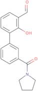 2-Formyl-6-(3-pyrrolidinylcarbonylphenyl)phenol