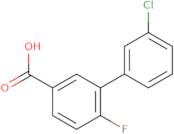 3-(3-Chlorophenyl)-4-fluorobenzoic acid