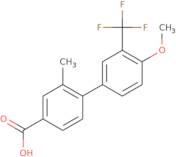 4-(4-Methoxy-3-trifluoromethylphenyl)-3-methylbenzoic acid