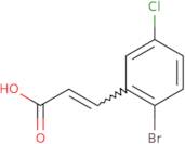 (2E)-3-(2-Bromo-5-chlorophenyl)prop-2-enoic acid