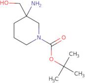 tert-butyl 3-amino-3-(hydroxymethyl)piperidine-1-carboxylate