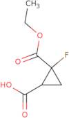 2-(ethoxycarbonyl)-2-fluorocyclopropane-1-carboxylic acid