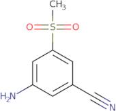 3-Amino-5-methanesulfonylbenzonitrile