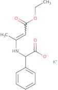 2-[N-(D-Phenylglycine)]crotonic acid ethyl ester potassium salt