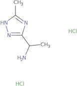 (1S)-1-(5-Methyl-4H-1,2,4-triazol-3-yl)ethan-1-amine dihydrochloride