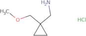 1-[1-(Methoxymethyl)cyclopropyl]methanamine hydrochloride