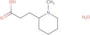 3-(1-Methyl-2-piperidinyl)propanoic acid hydrate