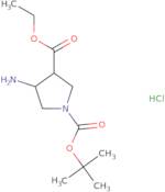 (3R,4S)-4-Amino-1-Boc-3-pyrrolidinecarboxylic acid ethyl ester hydrochlorde