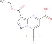 3-Ethoxycarbonyl-7-(trifluoromethyl)pyrazolo[1,5-a]pyrimidine-5-carboxylic acid