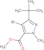 Methyl 4-bromo-3-(tert-butyl)-1-methyl-1H-pyrazole-5-carboxylate