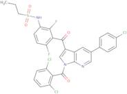 N-(3-(5-(4-Chlorophenyl)-1-(2,6-dichlorobenzoyl)-1H-pyrrolo[2,3-b]-pyridine-3-carbonyl)-2,4-difluorophenyl)propane-1-sulfonamide