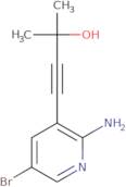 4-(2-Amino-5-bromo-3-pyridinyl)-2-methyl-3-butyn-2-ol