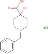 1-Benzyl-4-hydroxypiperidine-4-carboxylic acid hydrochloride