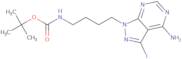 tert-Butyl (4-(4-amino-3-iodo-1H-pyrazolo[3,4-d]pyrimidin-1-yl)butyl)carbamate