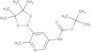 tert-Butyl (6-methyl-5-(4,4,5,5-tetramethyl-1,3,2-dioxaborolan-2-yl)pyridin-3-yl)carbamate